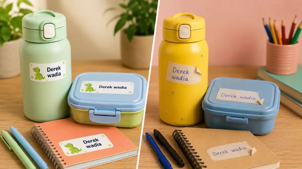 Personalised Name Labels vs. Handwritten Stickers: Which Is Better for Your Child's School Essentials?