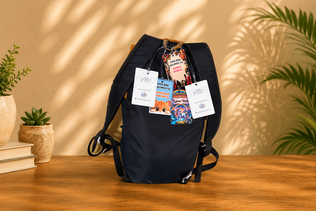 Why do you need a personalised bag tag for your kids' school bags?